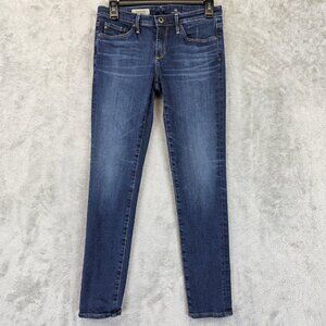 AG Adriano Goldschmied Jeans Womens 26R Blue Stevie Ankle Slim Straight Stretch
